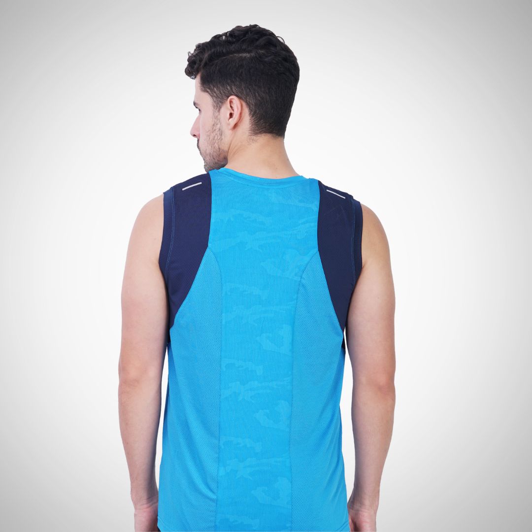 R-707 BLACK Active Dry T-Shirt for Men | UltraDry, Stretchable, Breathable Sportswear