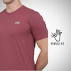 Select CT5070 Cotton Round Neck T-Shirt Blue for Men | Stretchable, Breathable & Moisture-Wicking