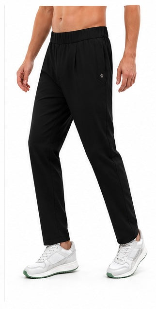 SL - 2605   Men’s Nylon Terry Straight Fit Trackpants