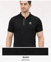 SP - 2656 Performance Jacquard Zipper Polo T-Shirt