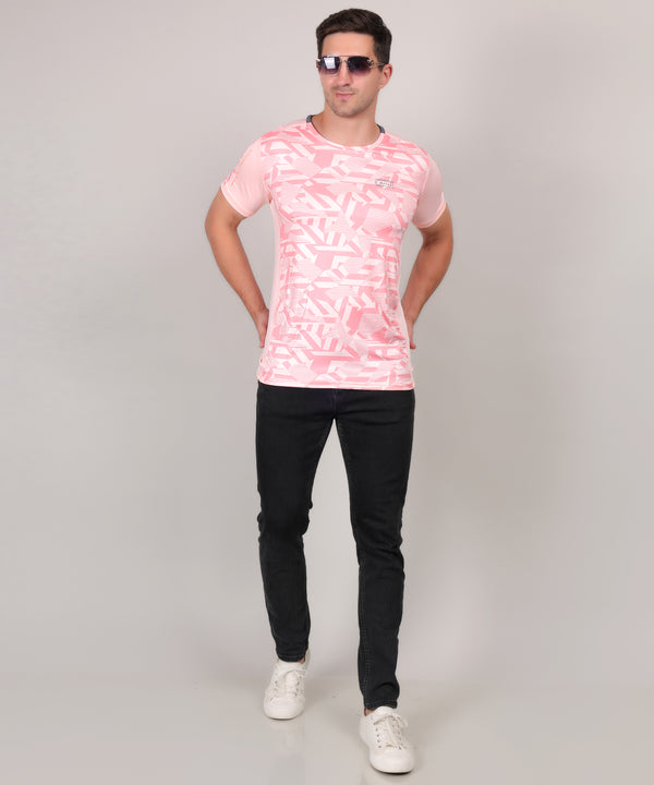 SELECT 5155 ULTRA DRY-FIT ROUND NECK  T-SHIRT PEACH