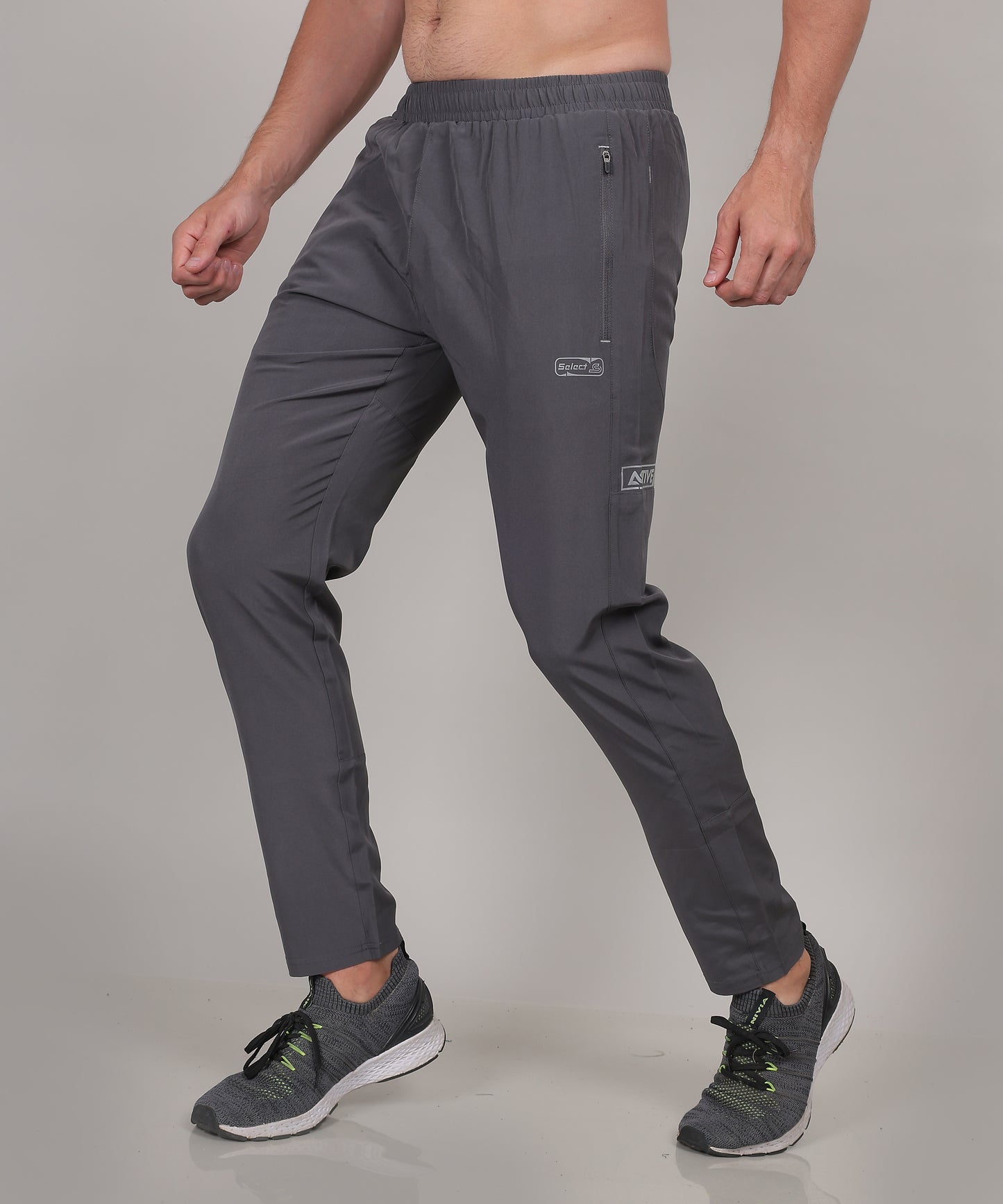 SELECT LIGHT FABRIC NS TRACK PANT GREY FOR MEN