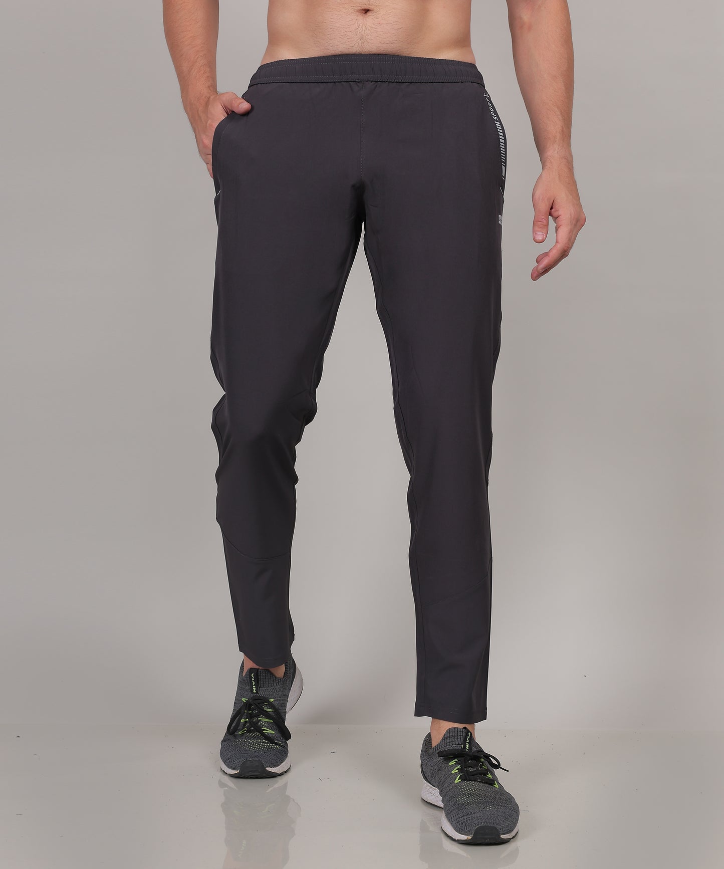 SELECT SLIMFIT TRAINING NS TRACK PANT GREY FOR MEN