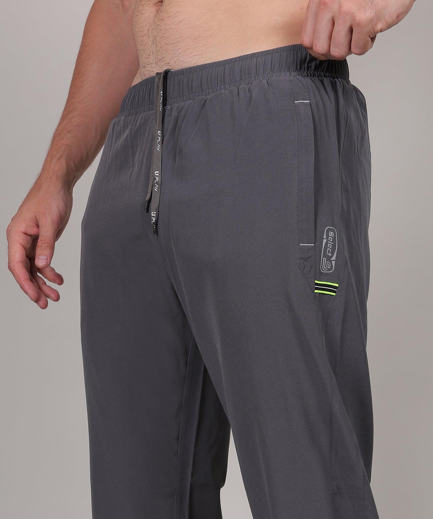 SELECT BASIC NS TRACK PANT GREY FOR MEN