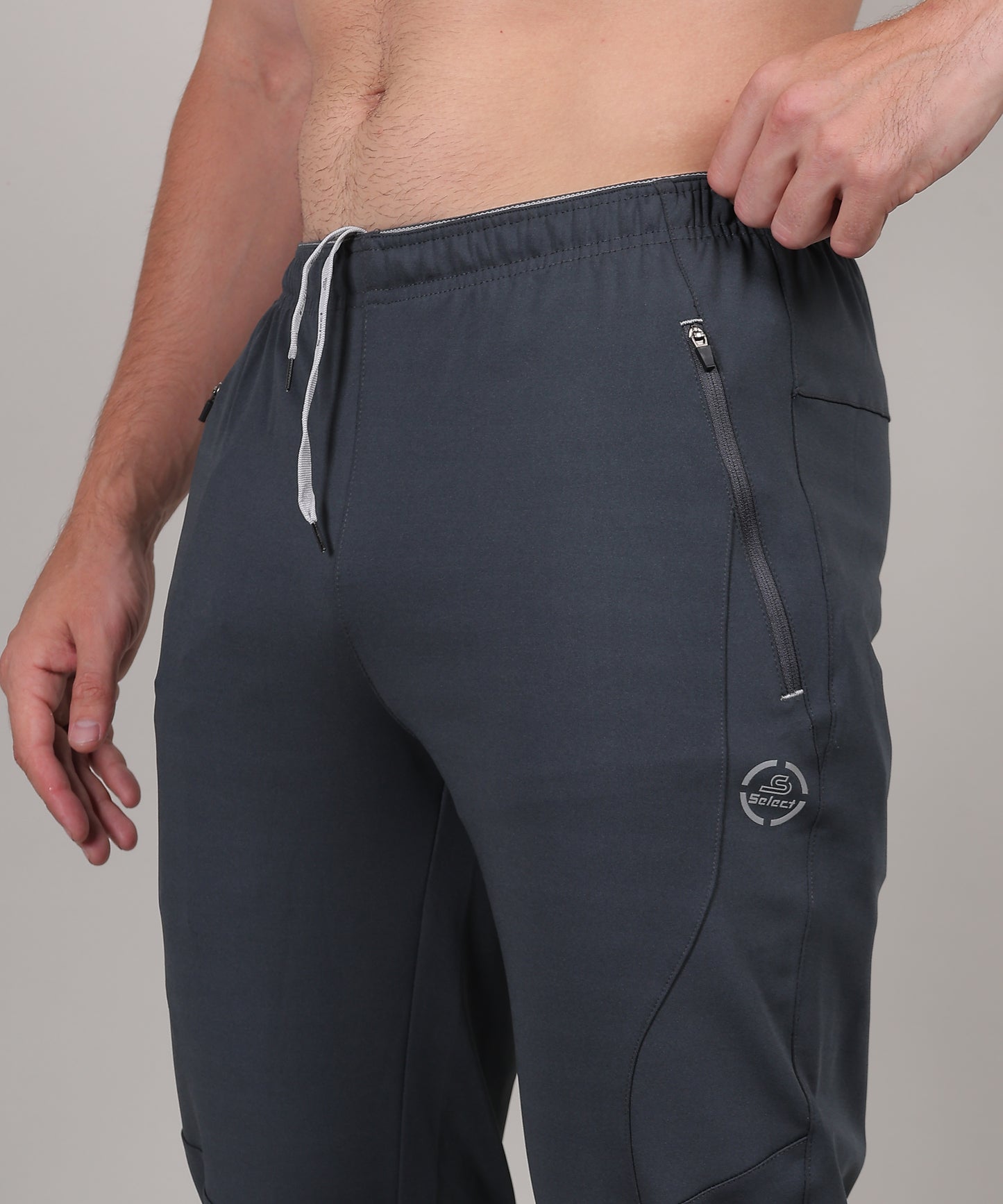 SELECT FOUR WAY TRACK PANT GREY FOR MEN