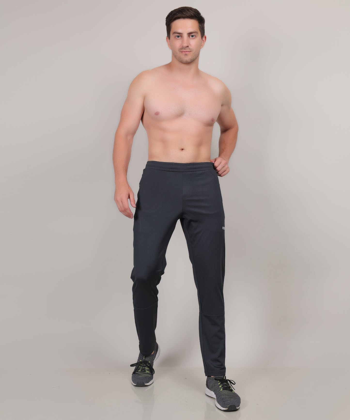 SELECT DRY-FIT FOUR WAY TRACK PANT GREY FOR MEN