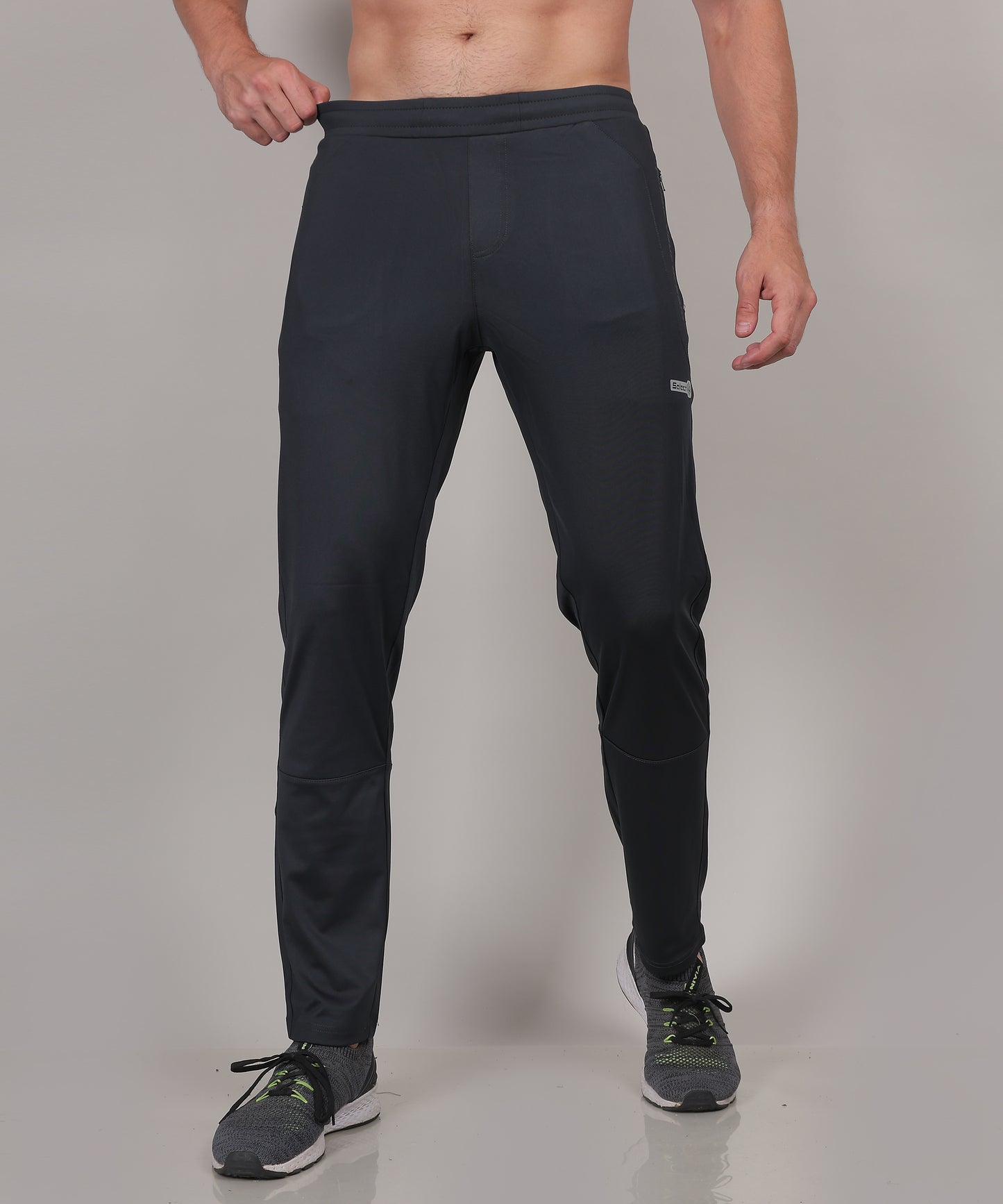 SELECT DRY-FIT FOUR WAY TRACK PANT GREY FOR MEN