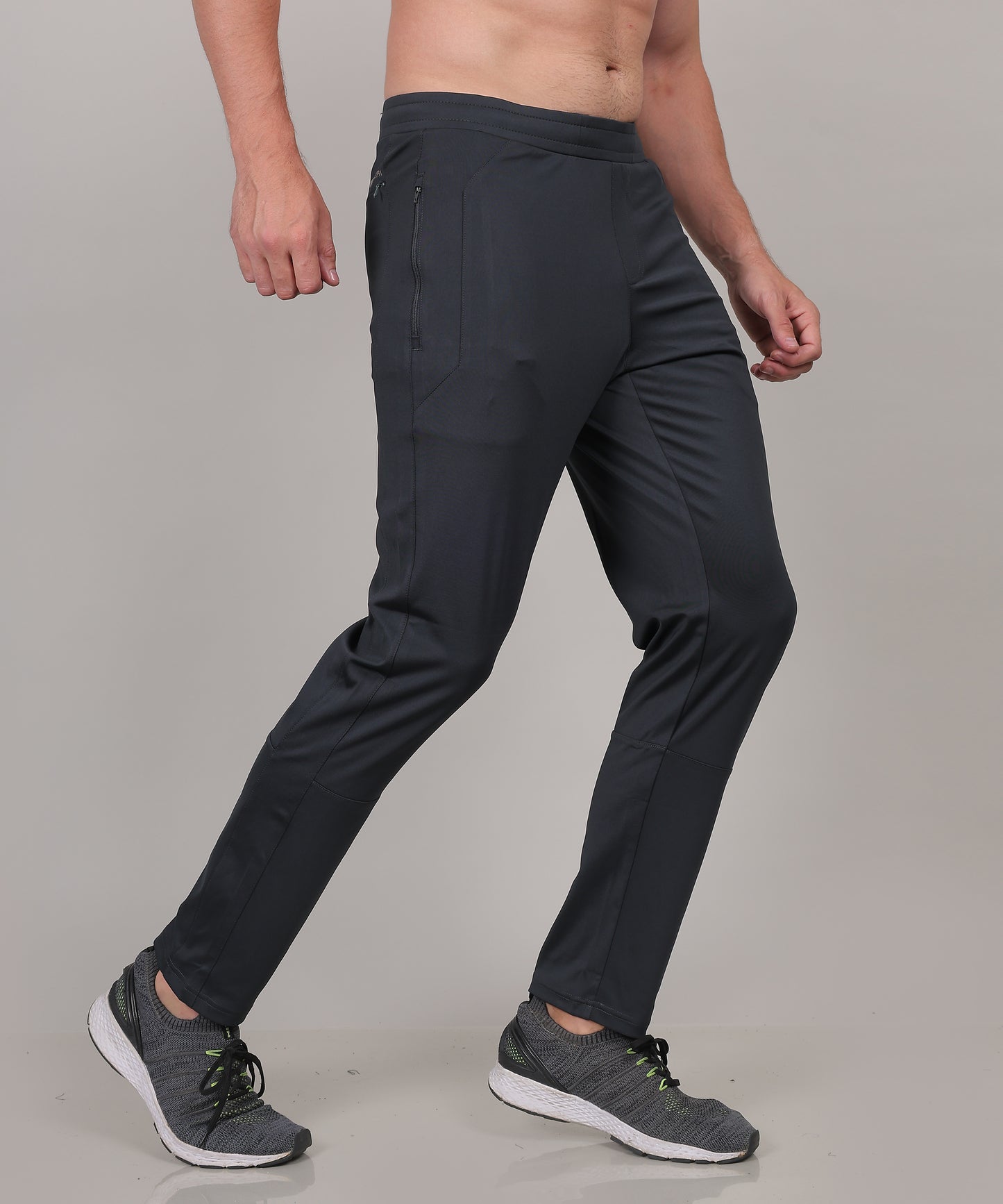 SELECT DRY-FIT FOUR WAY TRACK PANT GREY FOR MEN