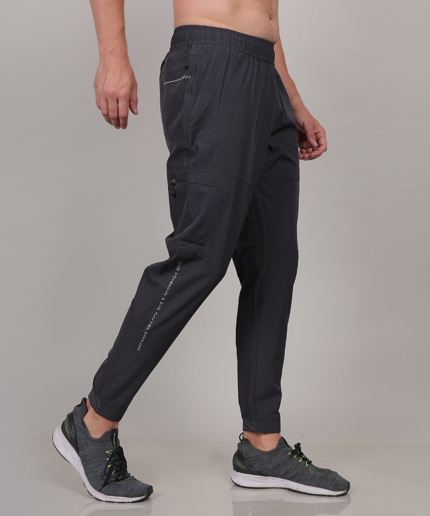 SELECT CARGO JOGGER TRACK PANT GREY FOR MEN