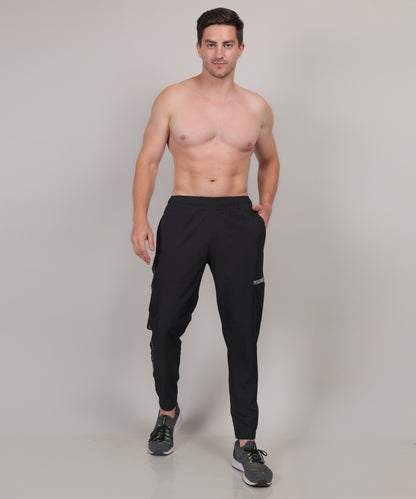 SELECT CARGO JOGGER TRACK PANT BLACK FOR MEN