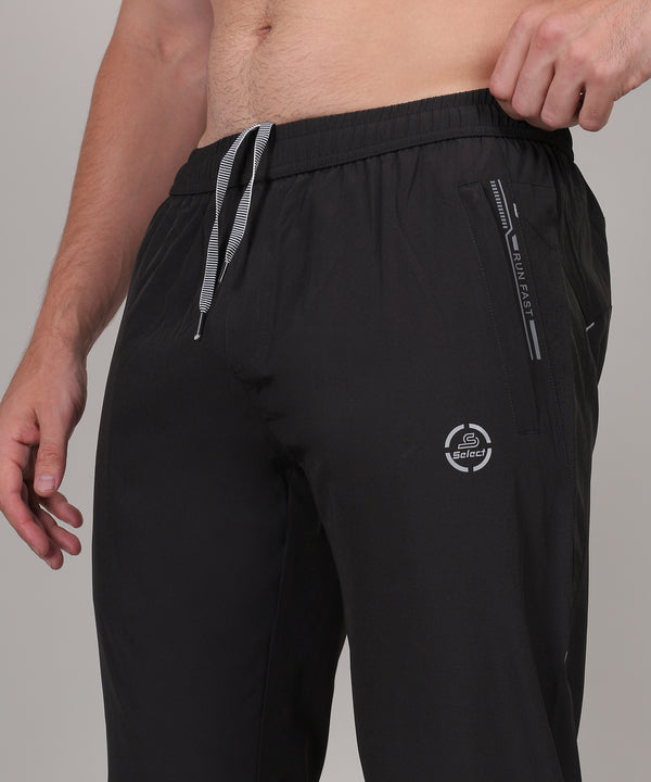 SELECT 8065 REGULAR FIT NS TRACK PANT BLACK FOR MEN