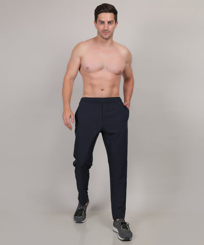 SELECT TERRY BACK DOUBLE POCKET TRACK PANT NAVY FOR MEN