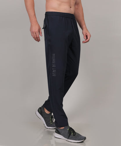 SELECT TERRY BACK DOUBLE POCKET TRACK PANT NAVY FOR MEN