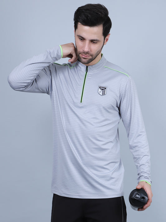 SELECT SP-181 DRYFIT ROUND NECK LIGHT GREY T-SHIRT