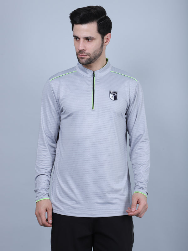 SELECT SP-181 DRYFIT ROUND NECK LIGHT GREY T-SHIRT