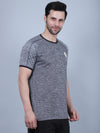 SELECT 5530 ULTRA DRY-FIT ROUND NECK T-SHIRT DARK GREY