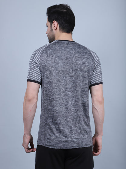 SELECT 5530 ULTRA DRY-FIT ROUND NECK T-SHIRT DARK GREY