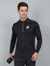 SELECT SP-181 DRYFIT ROUND NECK BLACK T-SHIRT