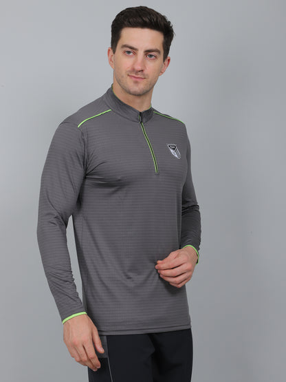 SELECT SP-181 DRYFIT ROUND NECK DARK GREY T-SHIRT