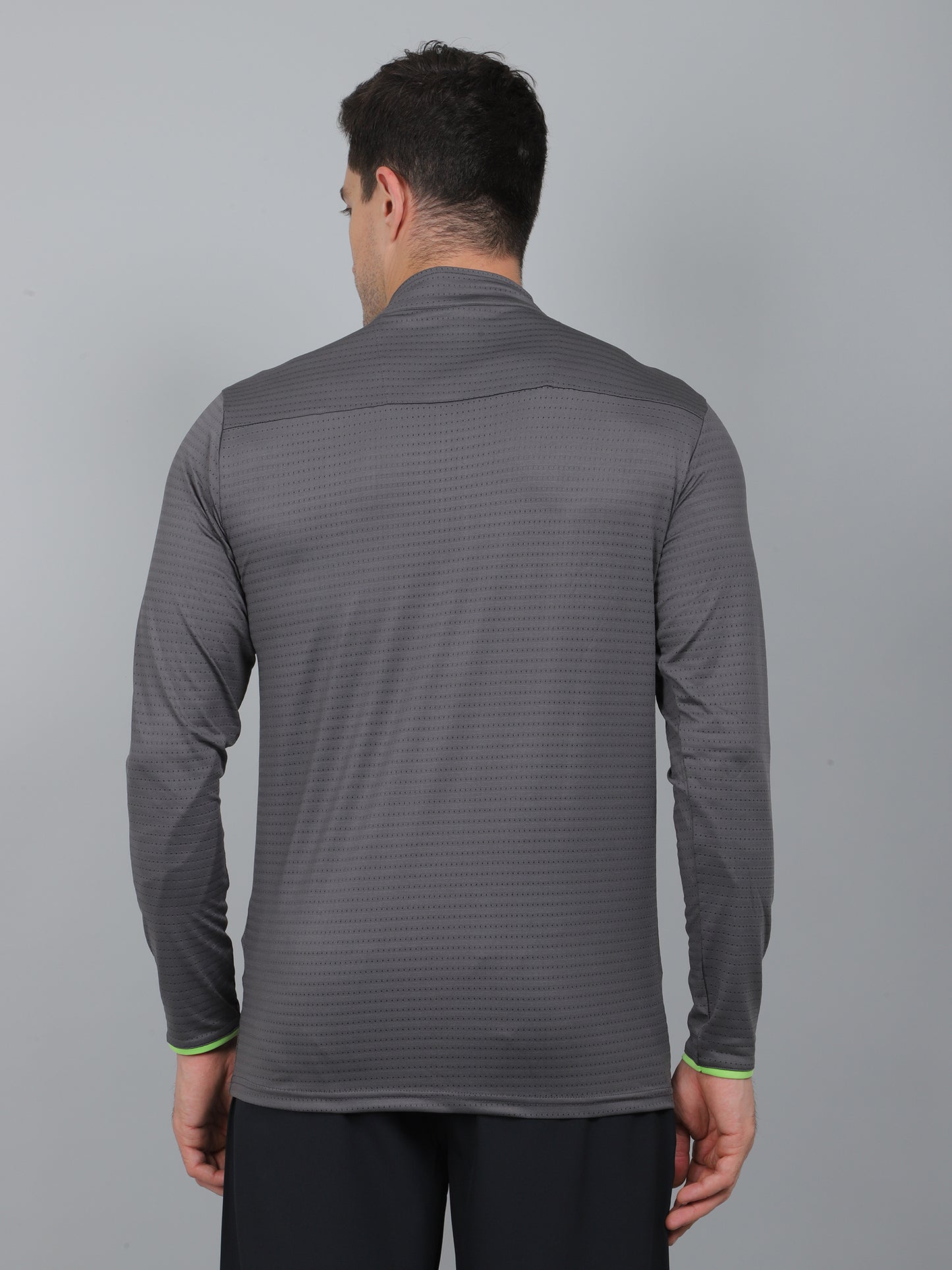 SELECT SP-181 DRYFIT ROUND NECK DARK GREY T-SHIRT