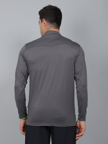 SELECT SP-181 DRYFIT ROUND NECK DARK GREY T-SHIRT