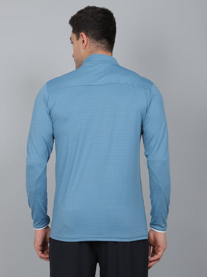 SELECT SP-181 DRYFIT ROUND NECK SKY-BLUE T-SHIRT