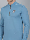 SELECT SP-181 DRYFIT ROUND NECK SKY-BLUE T-SHIRT