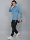 SELECT SP-181 DRYFIT ROUND NECK SKY-BLUE T-SHIRT