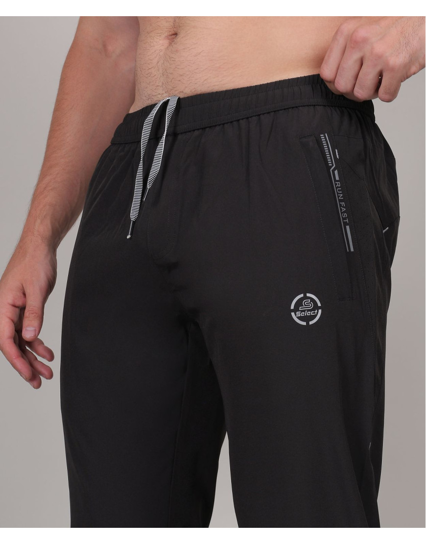 SELECT REGULAR FIT NS TRACK PANT BLACK FOR MEN