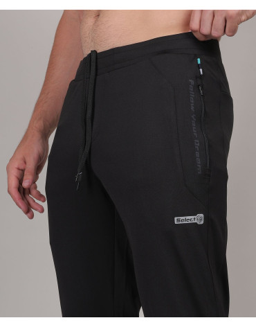 SELECT DRY-FIT FOUR WAY TRACK PANT BLACK FOR MEN