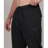 SELECT TERRY BACK DOUBLE POCKET TRACK PANT BLACK FOR MEN