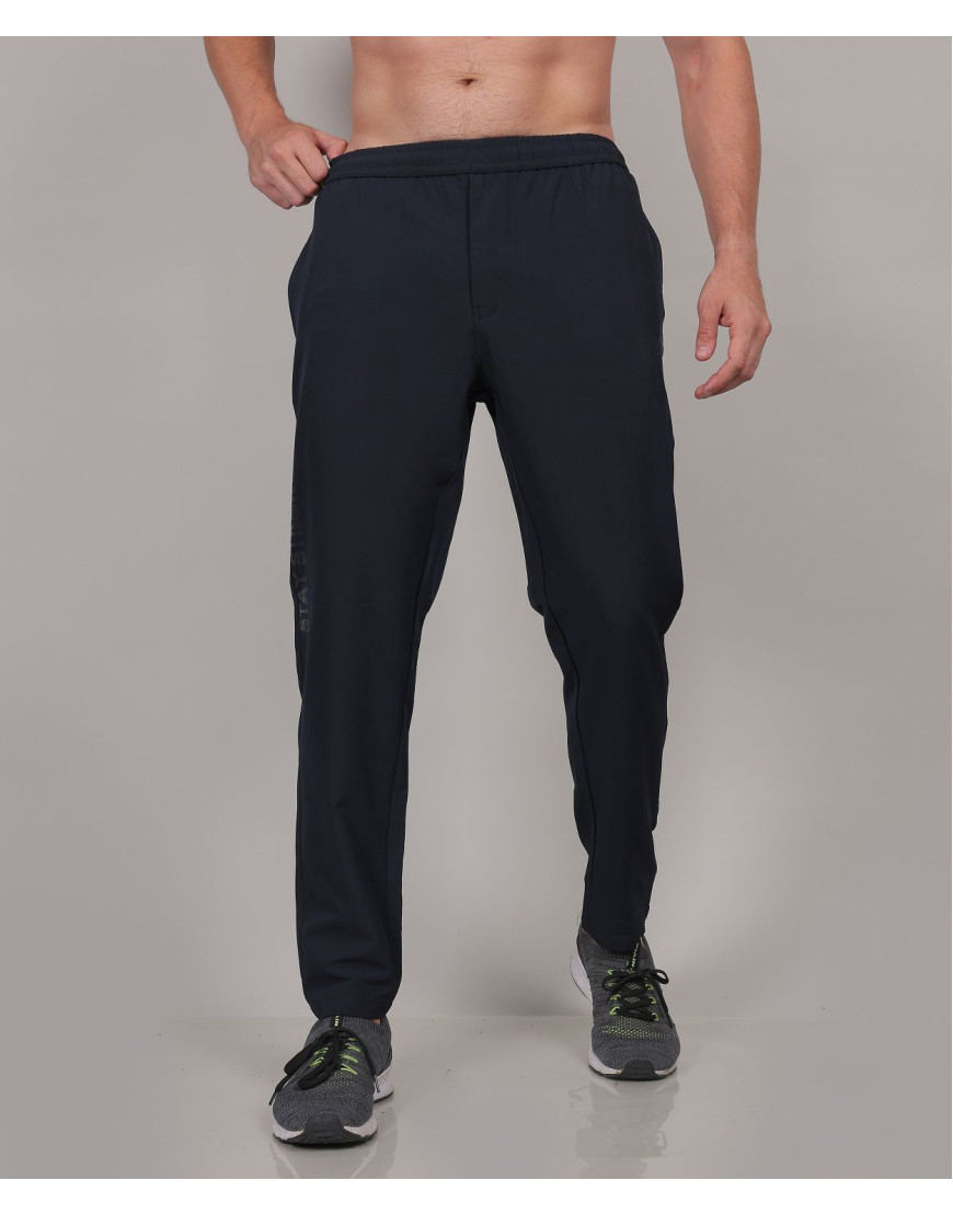SELECT TERRY BACK DOUBLE POCKET TRACK PANT NAVY FOR MEN