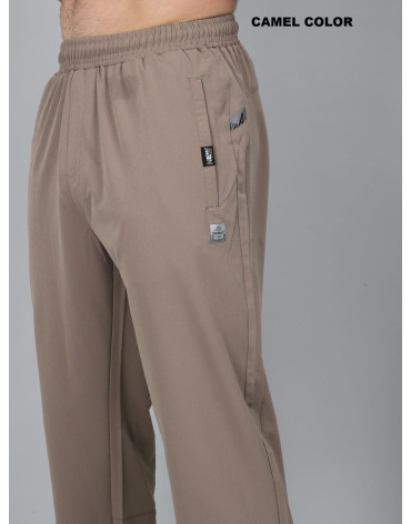 SELECT TERRY CARGO TRACK PANT CAMEL FOR MEN