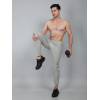 SELECT BASIC CRUSH LYCRA TRACKPANT LIGHT GREY FOR MEN