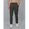 SELECT BASIC CRUSH LYCRA TRACKPANT OLIVE FOR MEN
