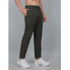 SELECT BASIC CRUSH LYCRA TRACKPANT OLIVE FOR MEN