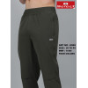 SELECT BASIC CRUSH LYCRA TRACKPANT OLIVE FOR MEN