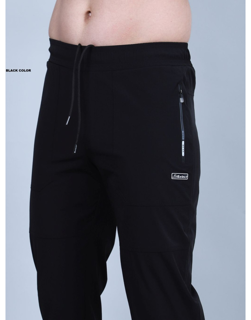 SELECT SQUARE POCKET TRACKPANT BLACK FOR MEN