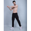 SELECT CROSS CARGO TRACKPANT BLACK FOR MEN