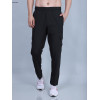 SELECT TWIN POCKET CARGO TRACKPANT BLACK FOR MEN