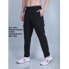 SELECT TWIN POCKET CARGO TRACKPANT BLACK FOR MEN