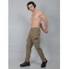 SELECT TWIN POCKET CARGO TRACKPANT CAMEL FOR MEN