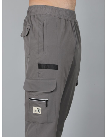 SELECT TWIN POCKET CARGO TRACKPANT GREY FOR MEN