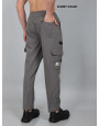 SELECT TWIN POCKET CARGO TRACKPANT GREY FOR MEN