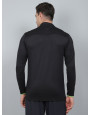 SELECT FULLSLEEVE POLO ZIPPER T-SHIRT BLACK FOR MEN