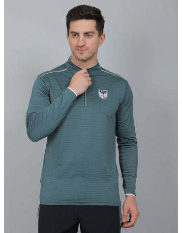 SELECT FULLSLEEVE POLO ZIPPER T-SHIRT JASPER FOR MEN