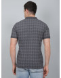 SELECT PRINT POLO DARK GREY FOR MEN