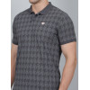 SELECT PRINT POLO DARK GREY FOR MEN