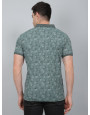 SELECT PRINT POLO LIGHT GREEN FOR MEN