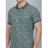 SELECT PRINT POLO LIGHT GREEN FOR MEN